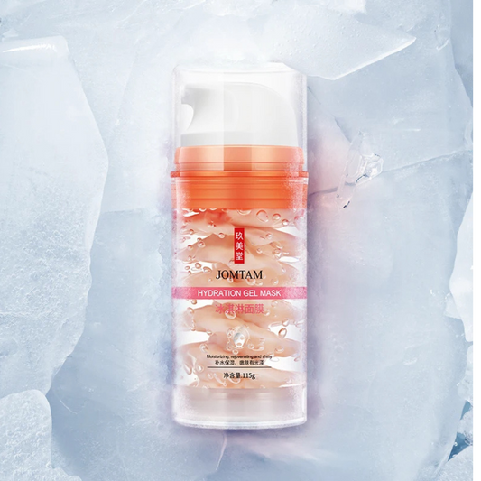 JOMTAM  Mascarilla facial hidratante en gel con tocoferol y vitamina E. Hidratante para piel grasa. Piel hidratada sin el molesto aspecto graso.